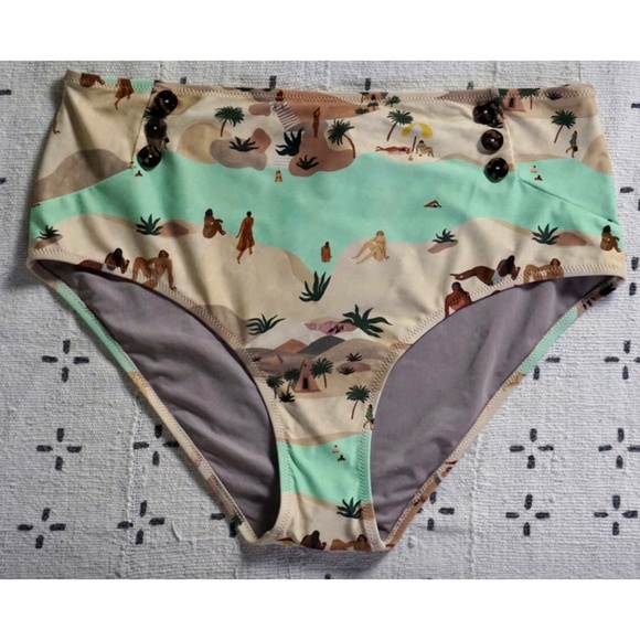 Anthropologie Way To Norway Bikini Bottoms New L - Picture 3 of 9